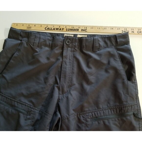 Bass Pro Red Head Shorts 36x10 Mens Athletic Hiking Outdoors Gray Zip Pockets - Picture 6 of 12